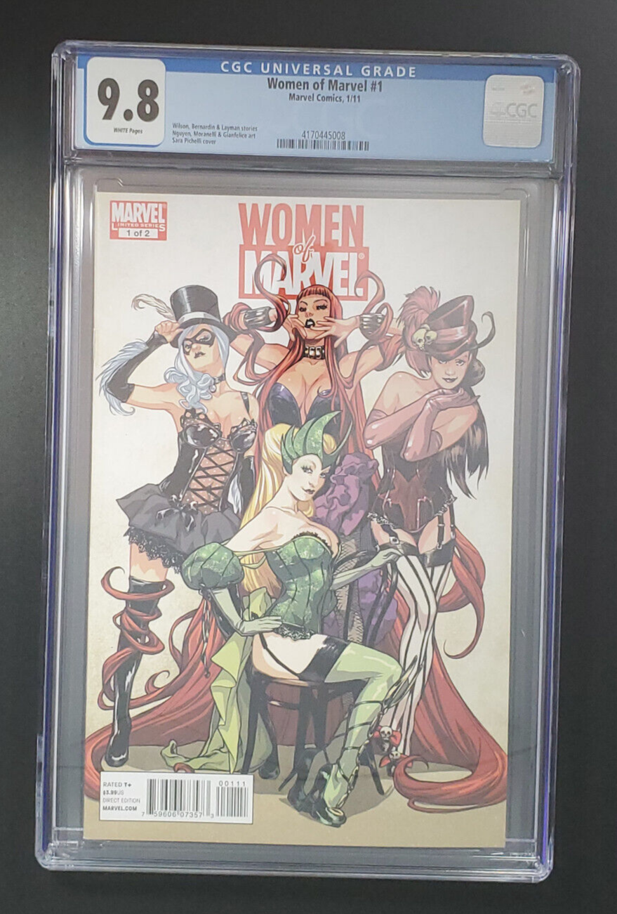 Women of Marvel #1 CGC 9.8 2011 Sara Pichelli Cover 1st app Quelin