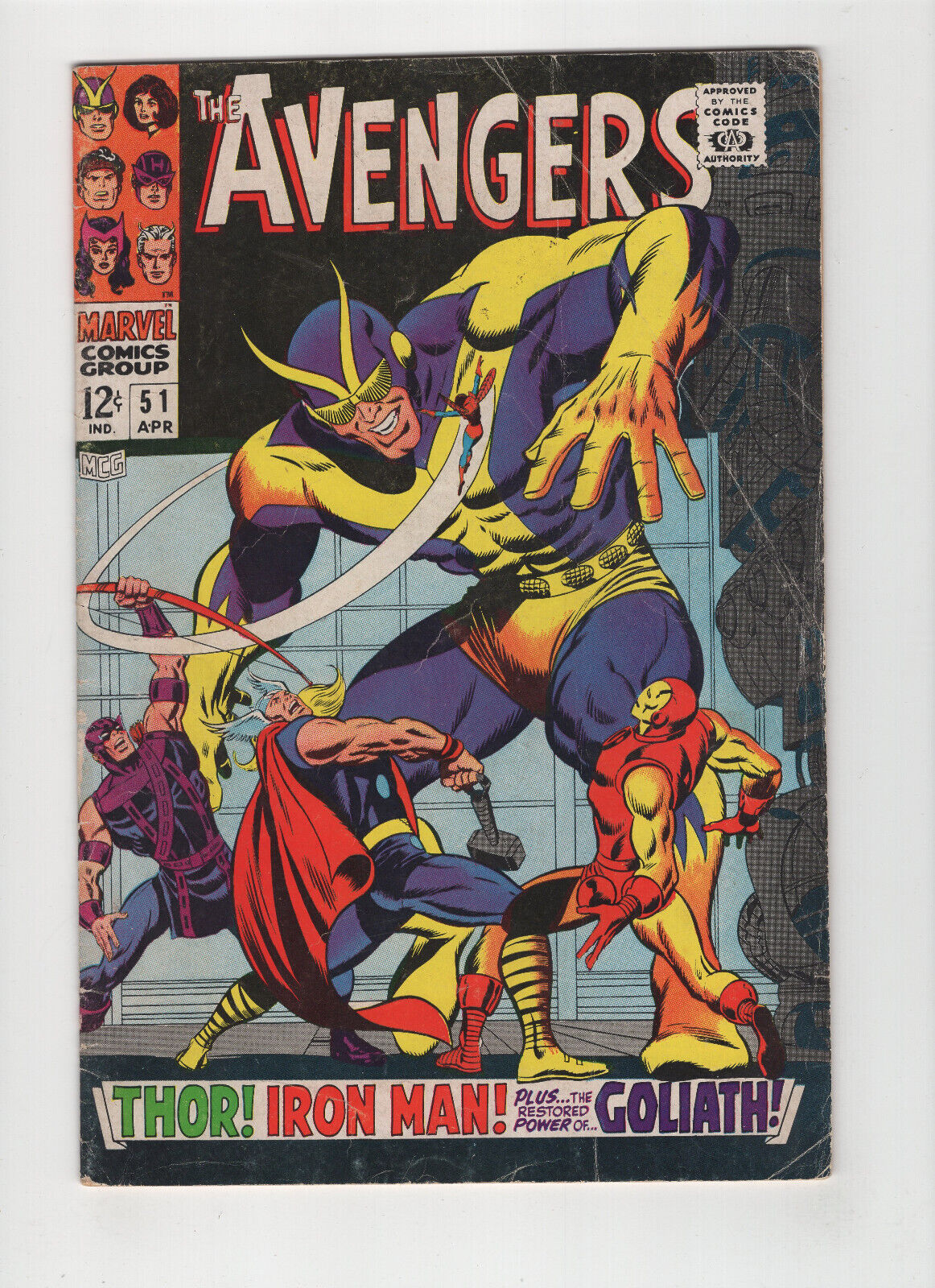 Avengers #51 (Marvel Comics 1968)